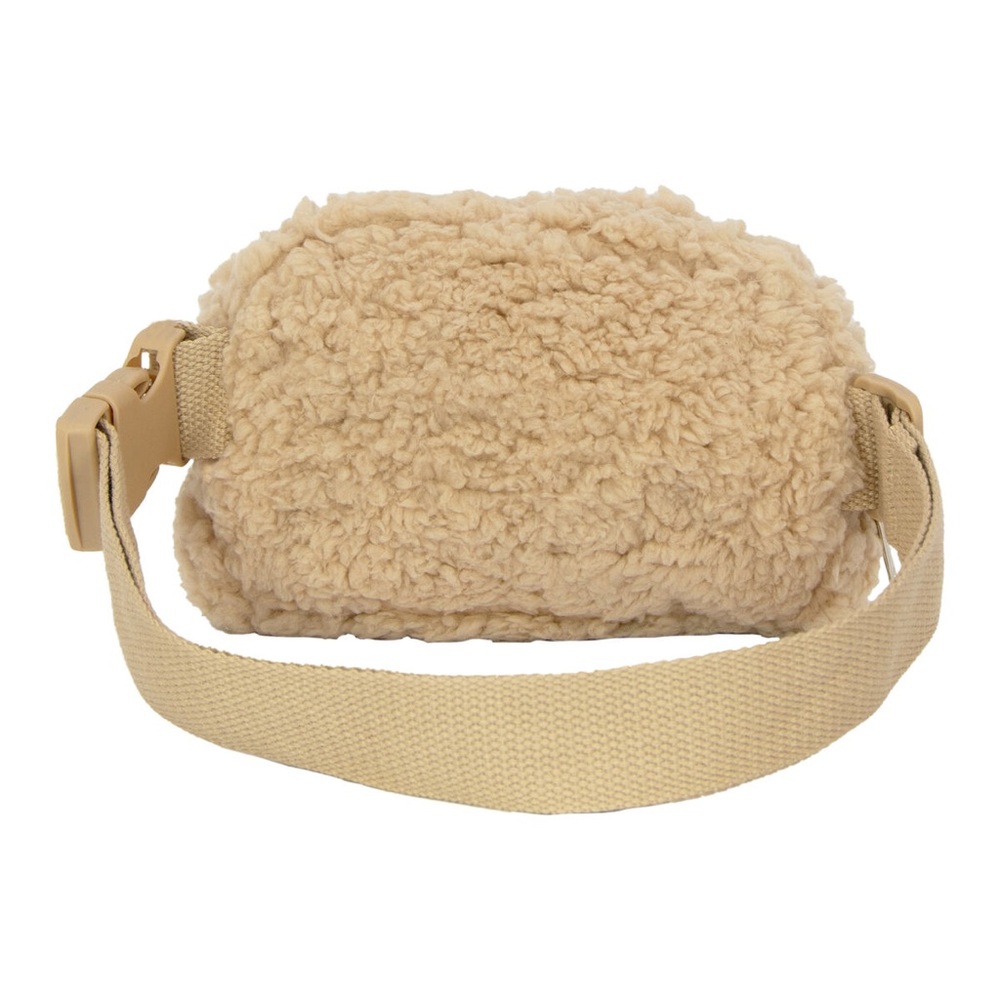 Wild Fable Sherpa Belt Fanny Pack Bag, Beige - Picture 2 of 7